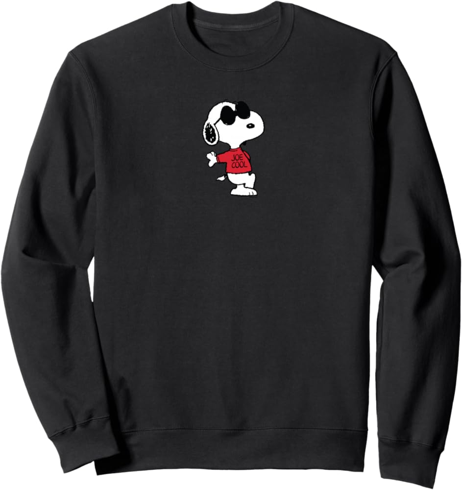 世界100体限定SNOOPY JOE COOL (BLACK SWEATER) Amazon.com: Peanuts - Snoopy Joe Cool Sweatshirt : Clothing, Shoes
